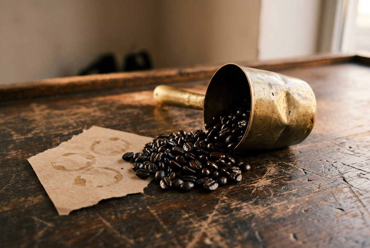 Coffee oil is 17% of an arabica bean and 0.03% of a filter brew
