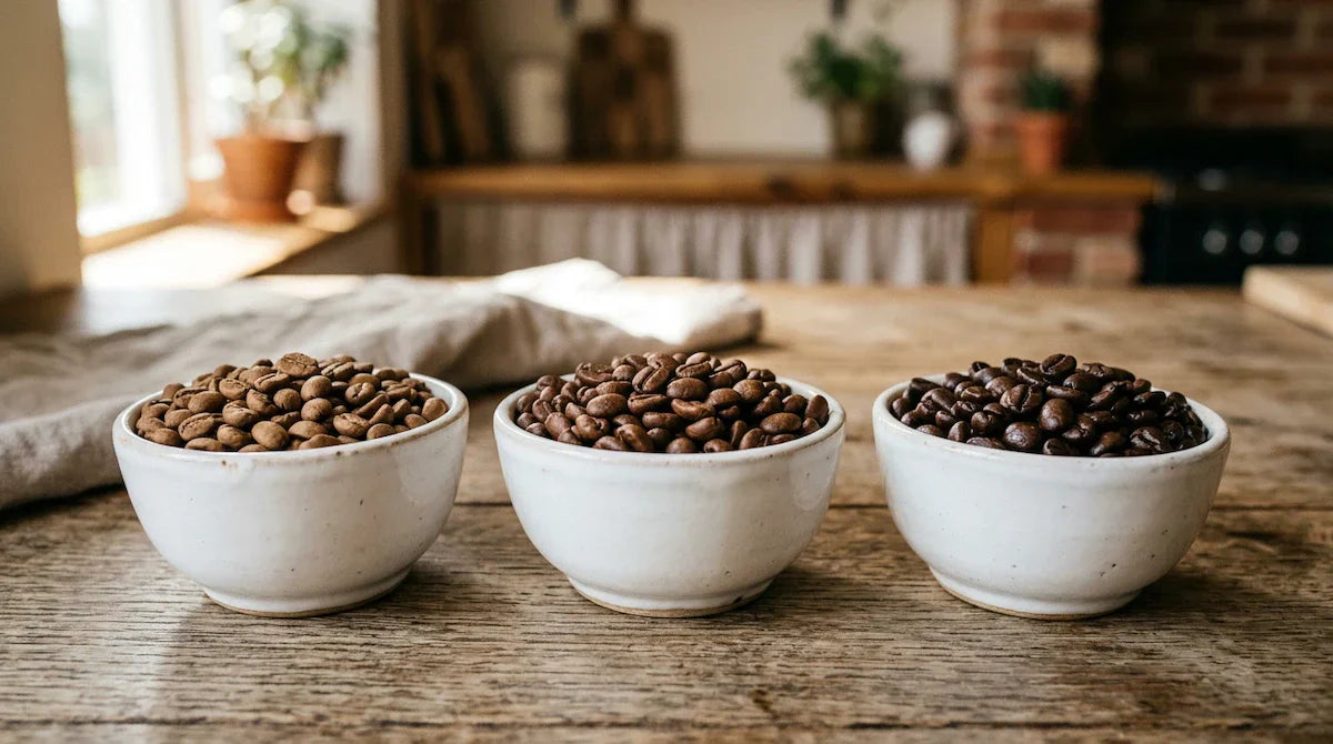 Koffie roastgraden uitgelegd: licht, medium of donker gebrand