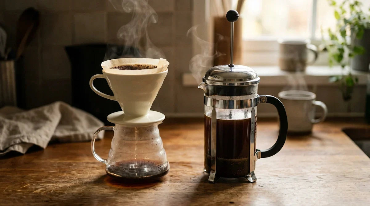 Pourover koffie of French press — welke past bij jouw smaak