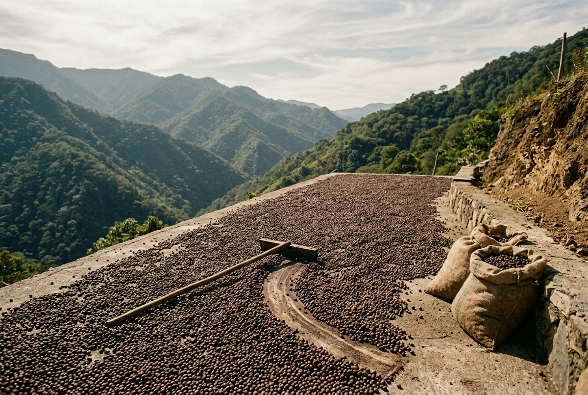 Café de Guerrero: el 90% sale de la finca como cereza seca