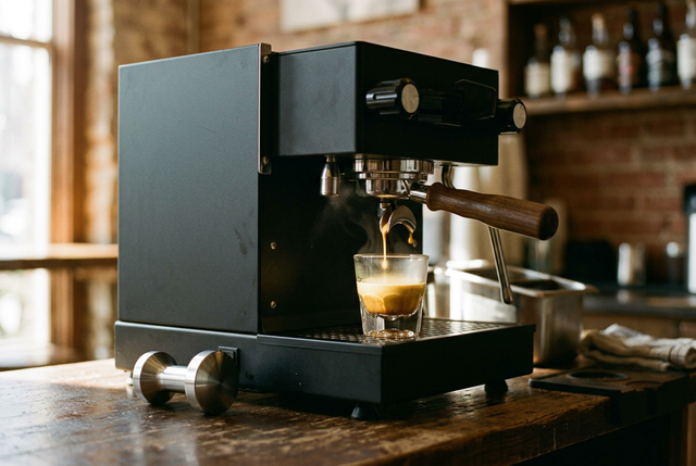 Druk van de espressomachine: 60 shots vonden het plafond bij 5 bar