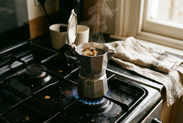 Moka pot extraction starts at 68.7 °C, not at boiling point