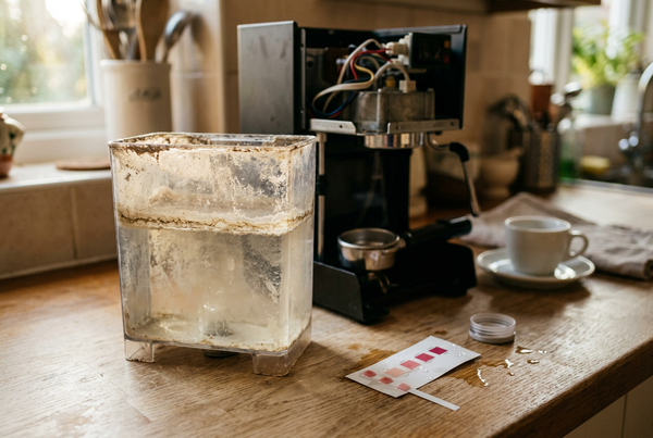 Water hardness sets the descaling clock on your coffee machine